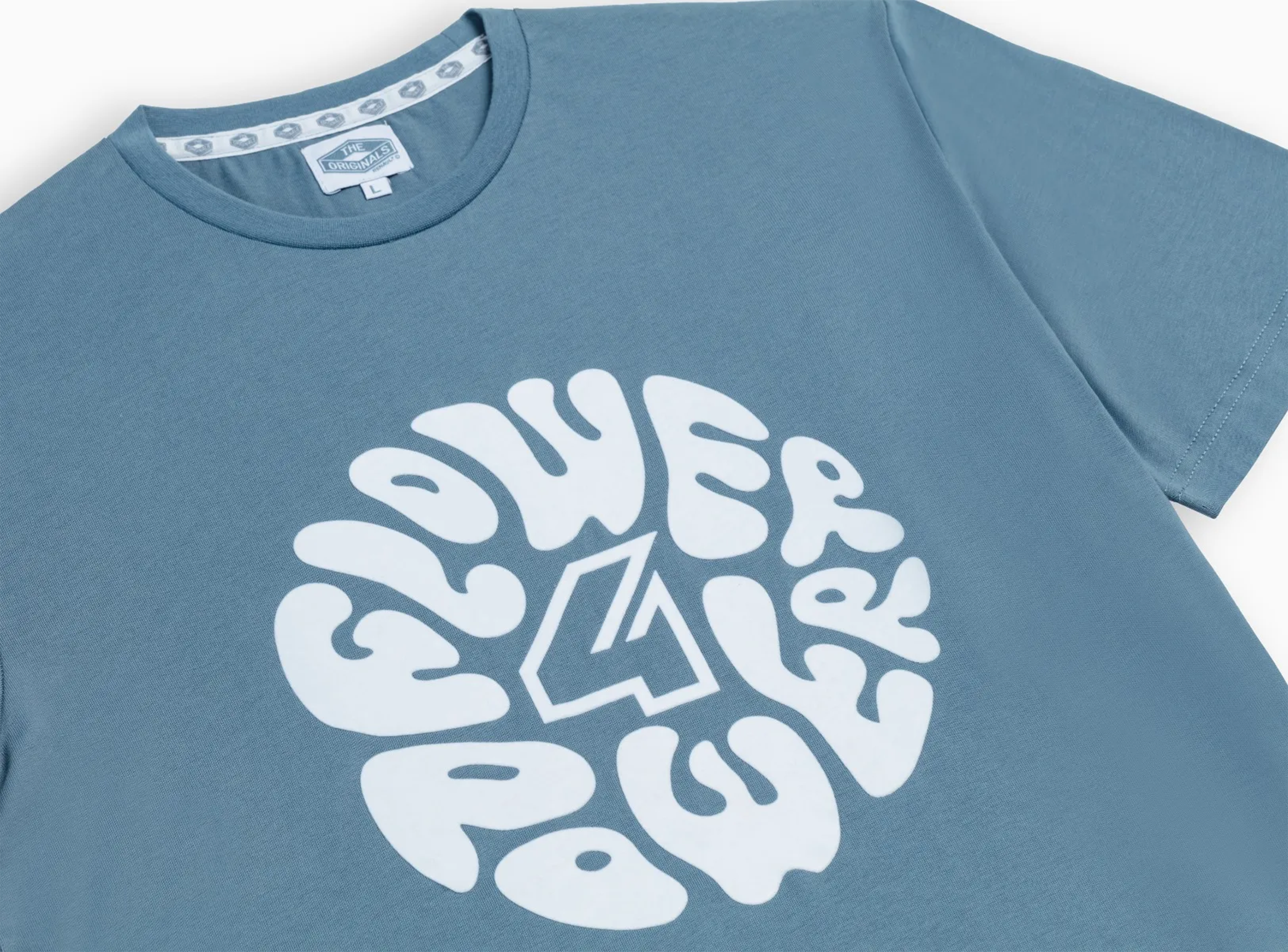 르노 4 플라워 파워 티셔츠 (블루)