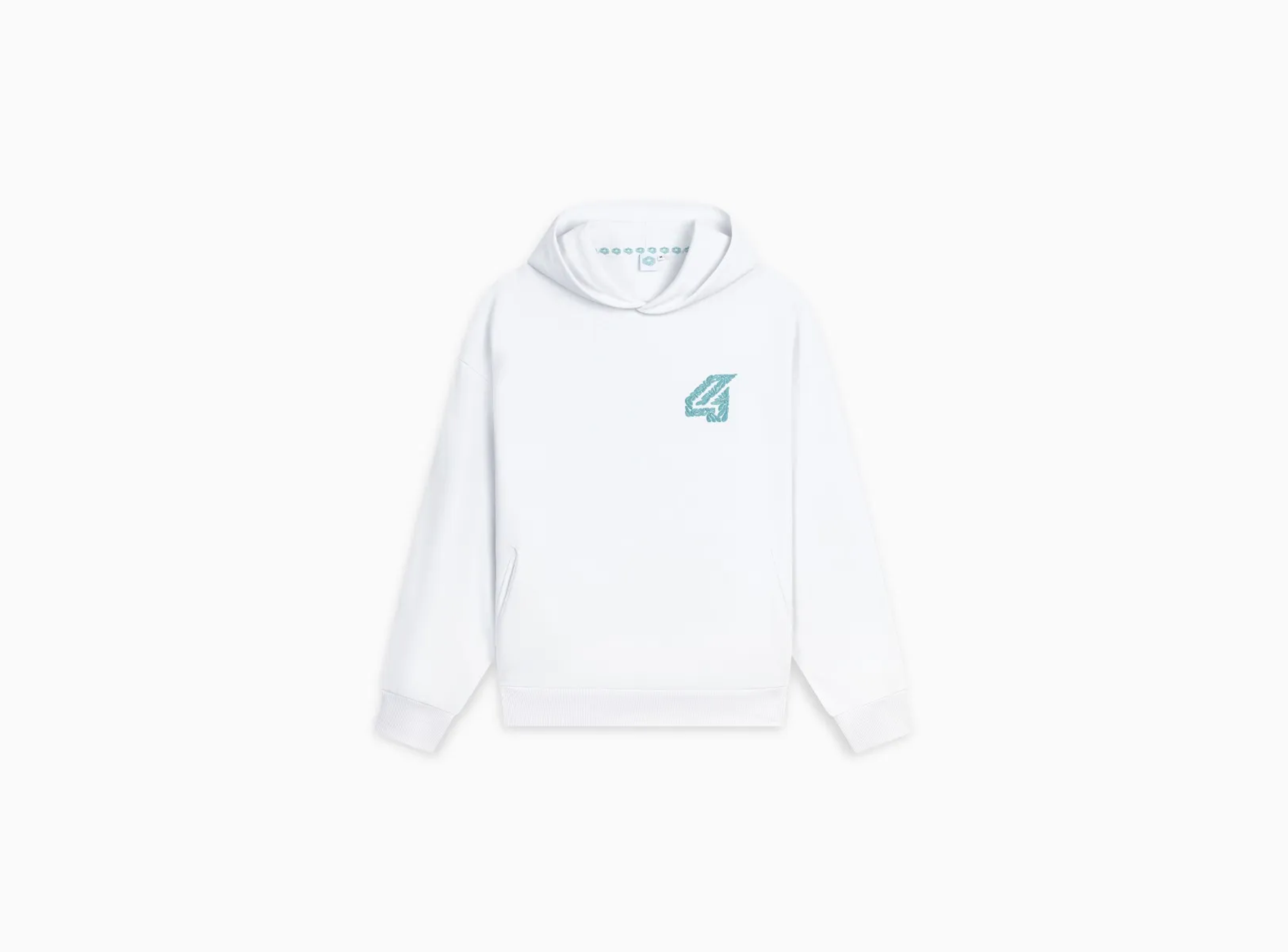 르노 4 플라워 파워 롱후드 (화이트)