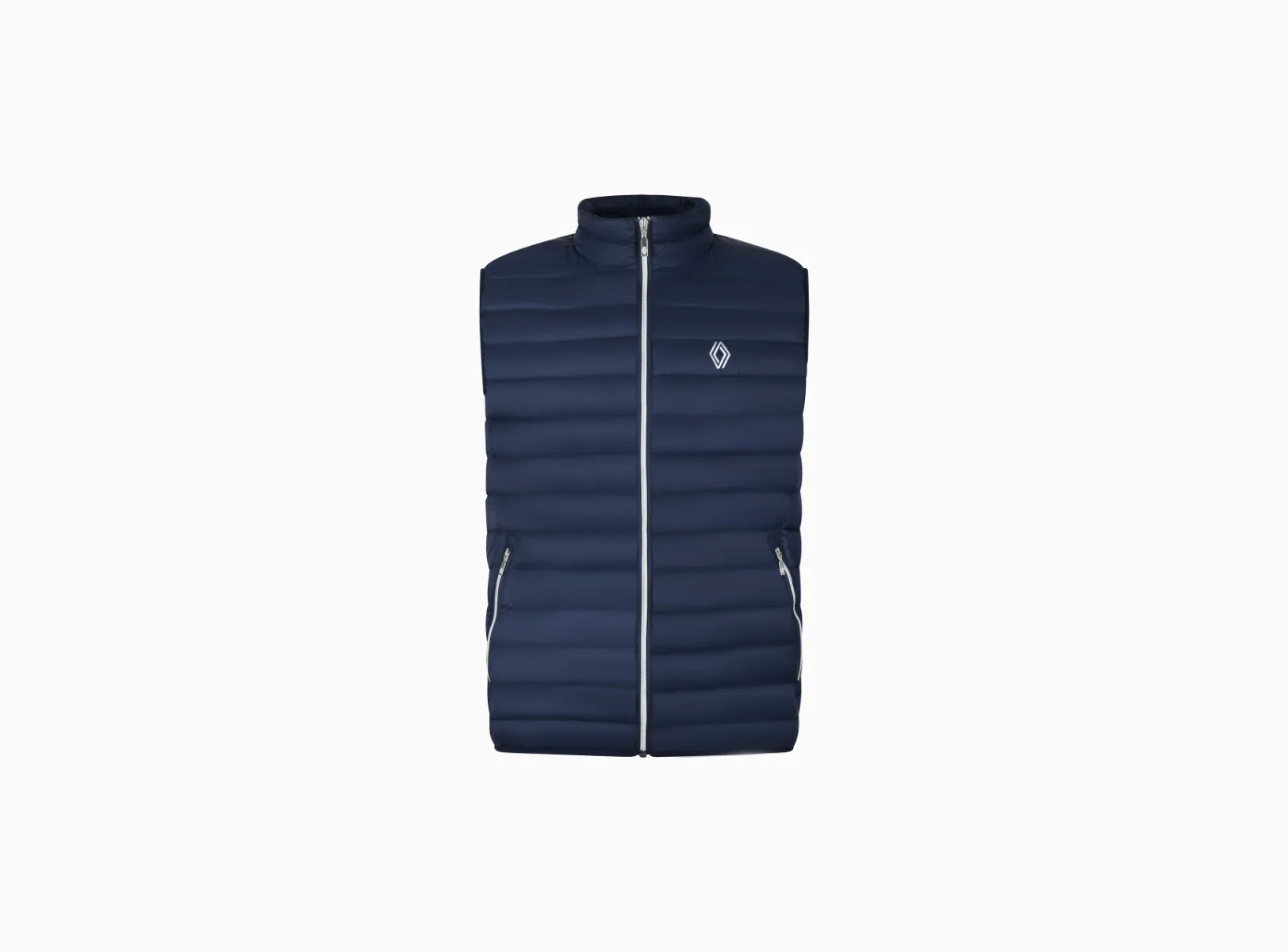 로장주 패딩 조끼 네이비