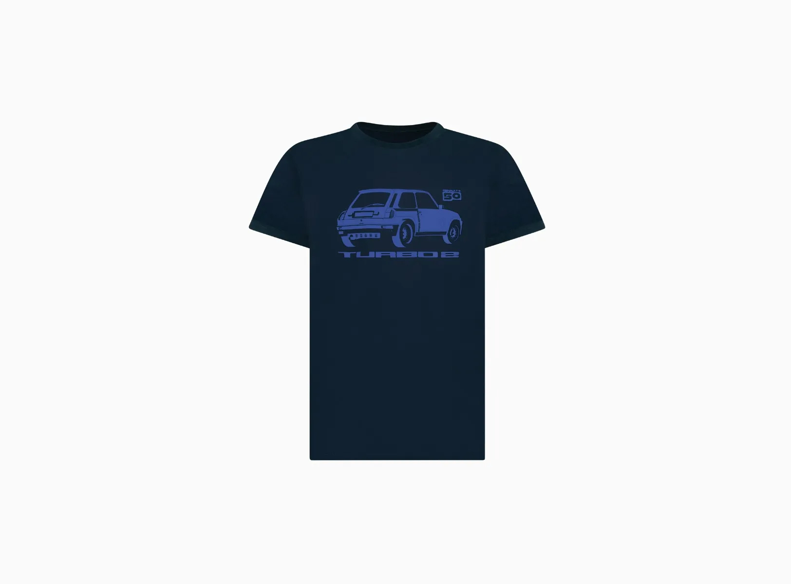 르노 5 티셔츠 블루 프린트