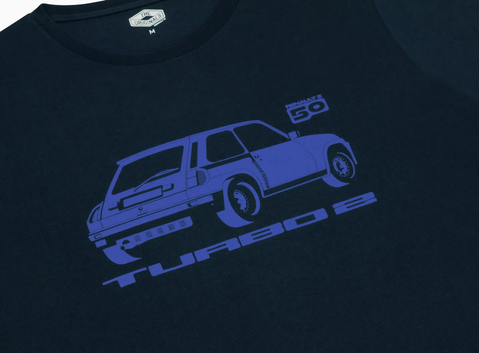 르노 5 티셔츠 블루 프린트