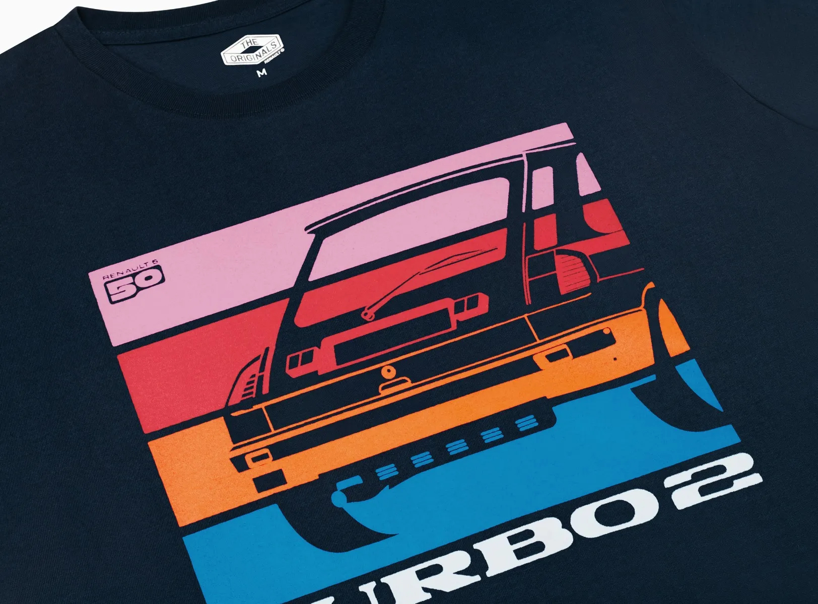 르노 5 티셔츠 멀티 프린트