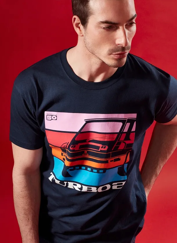 르노 5 티셔츠 멀티 프린트