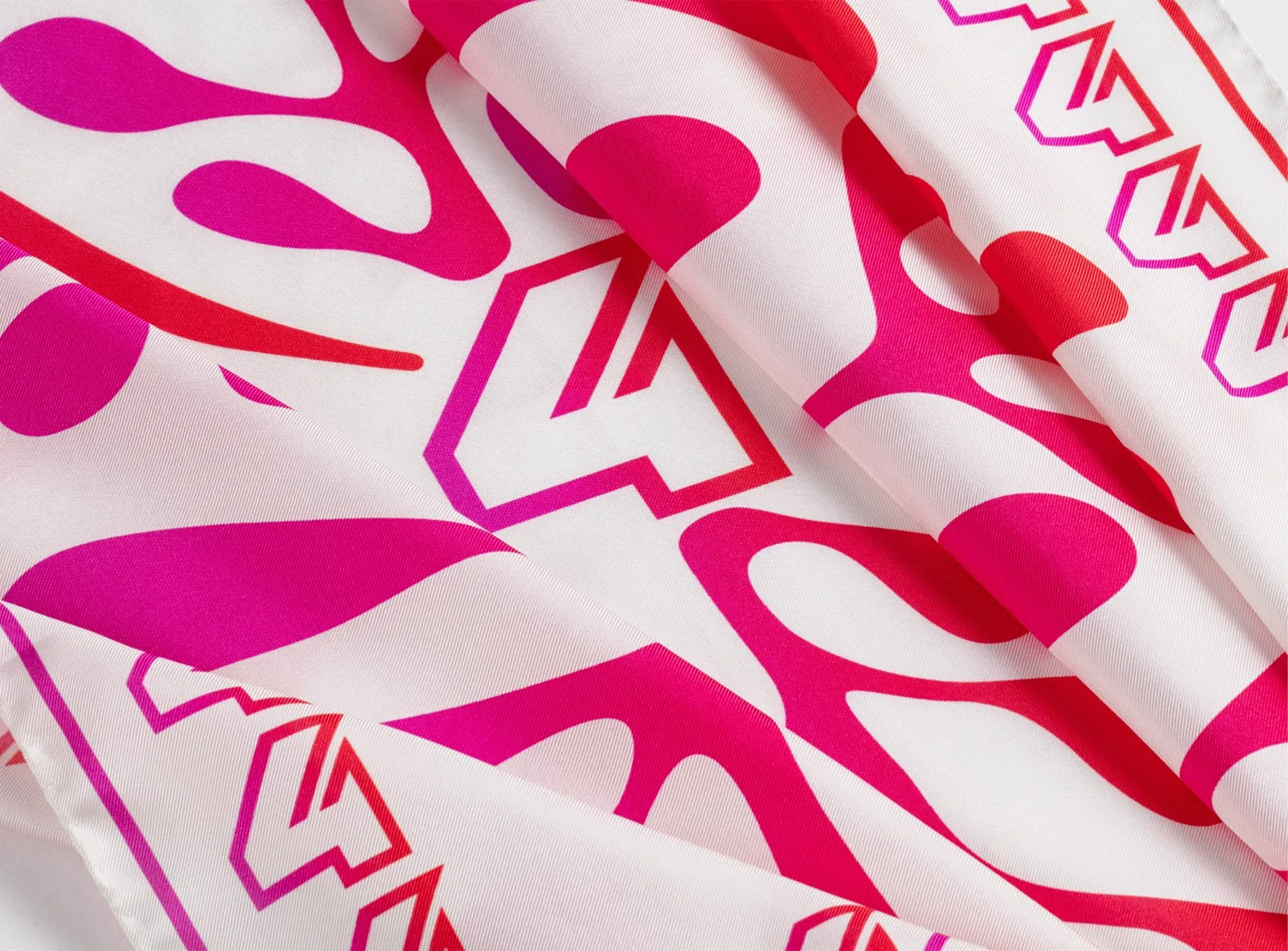 르노 4 플라워 파워 실크 스카프