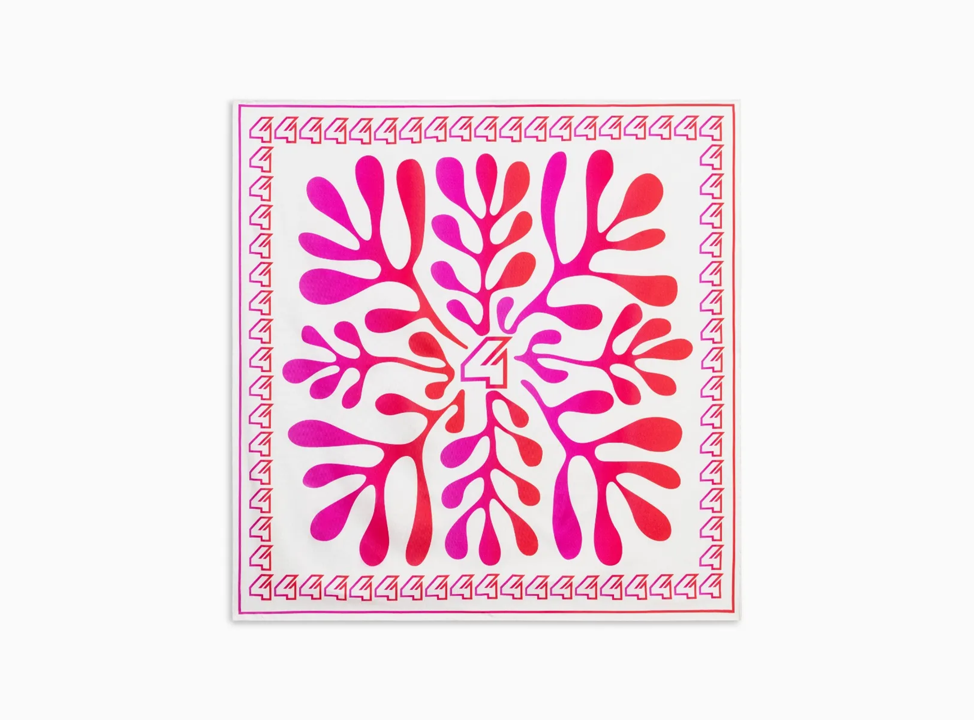 르노 4 플라워 파워 실크 스카프