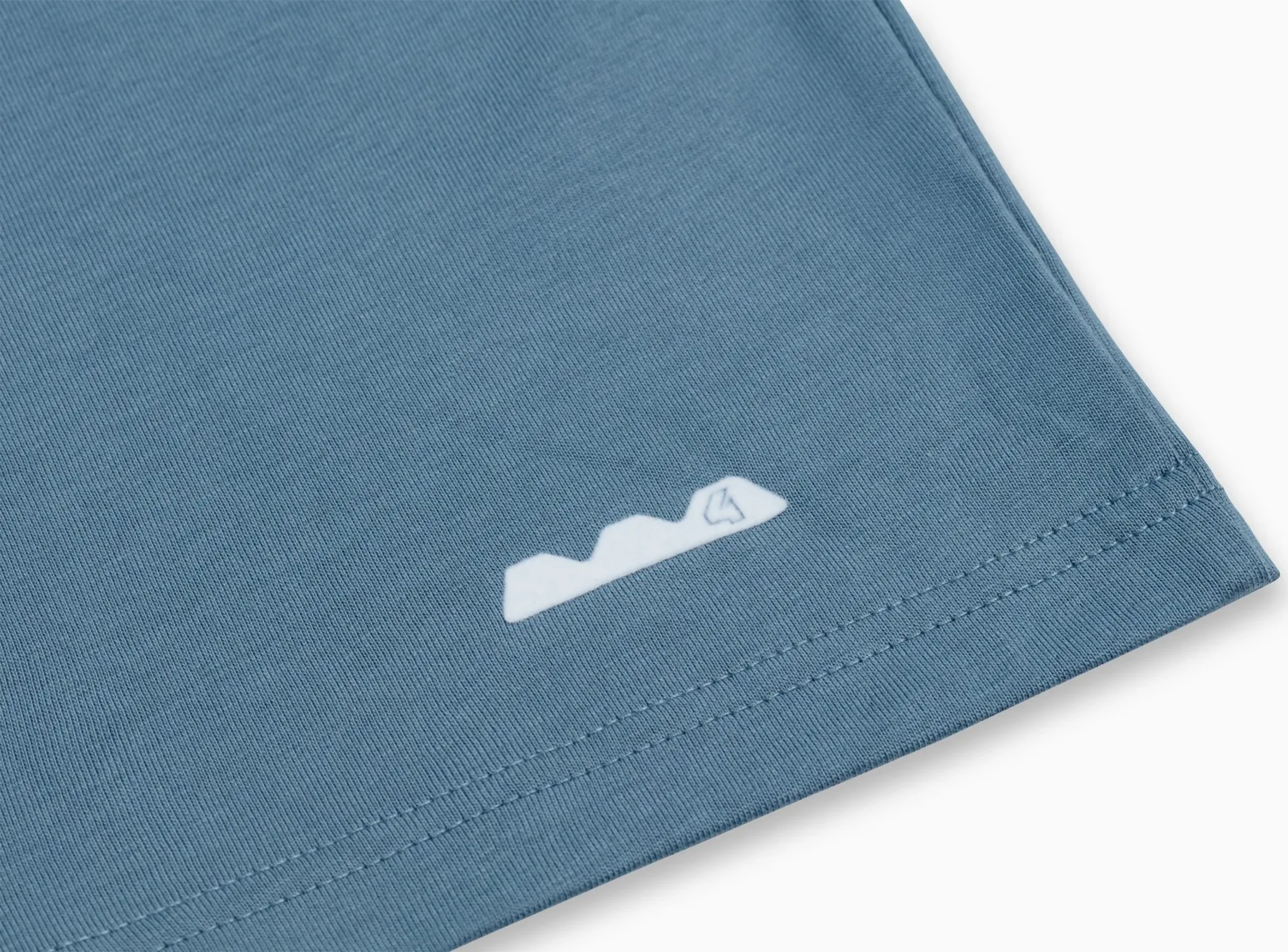 [R4] 플라워 파워 티셔츠 (블루)