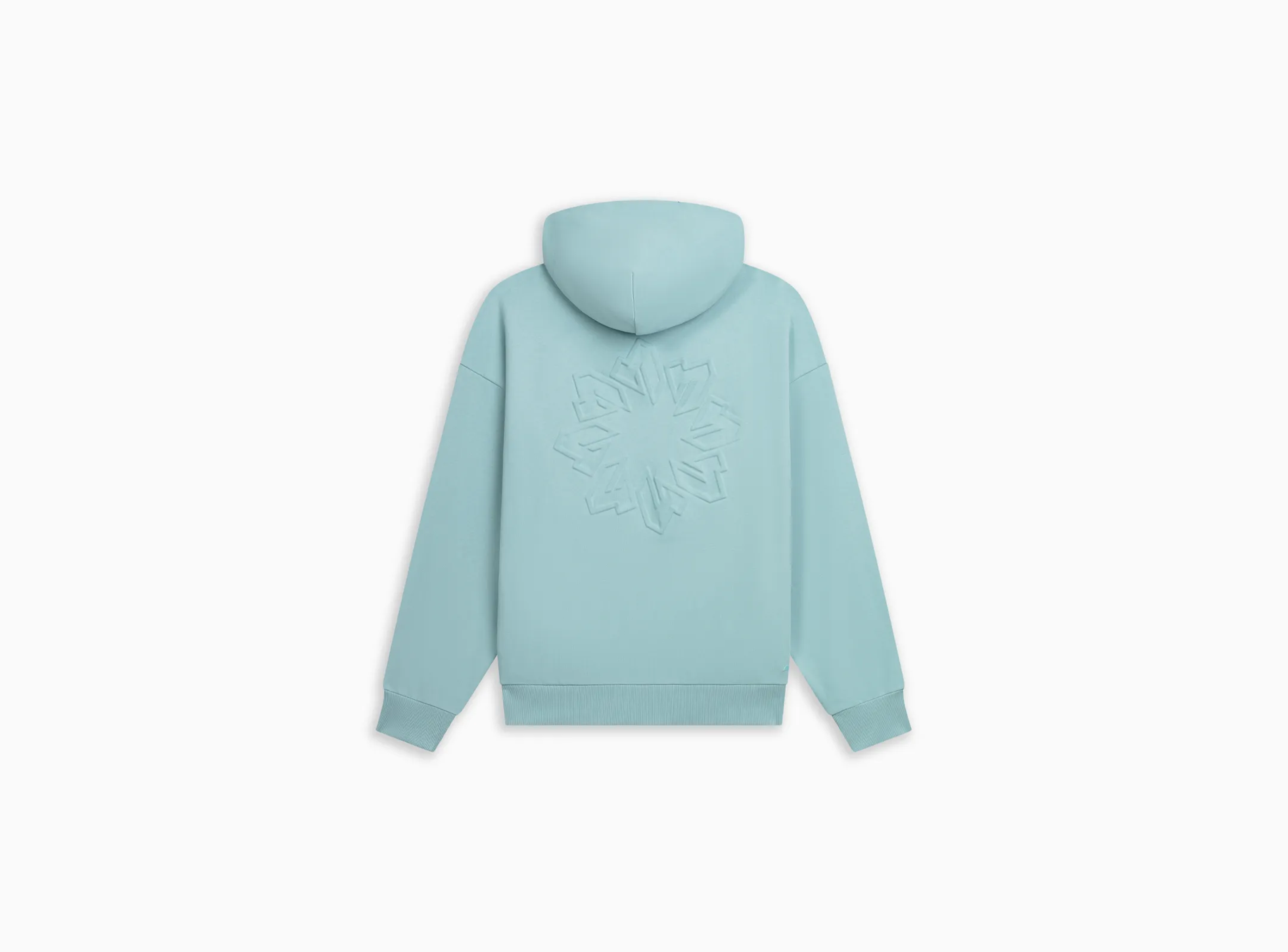 [R4] 플라워 파워 롱후드 (그린)