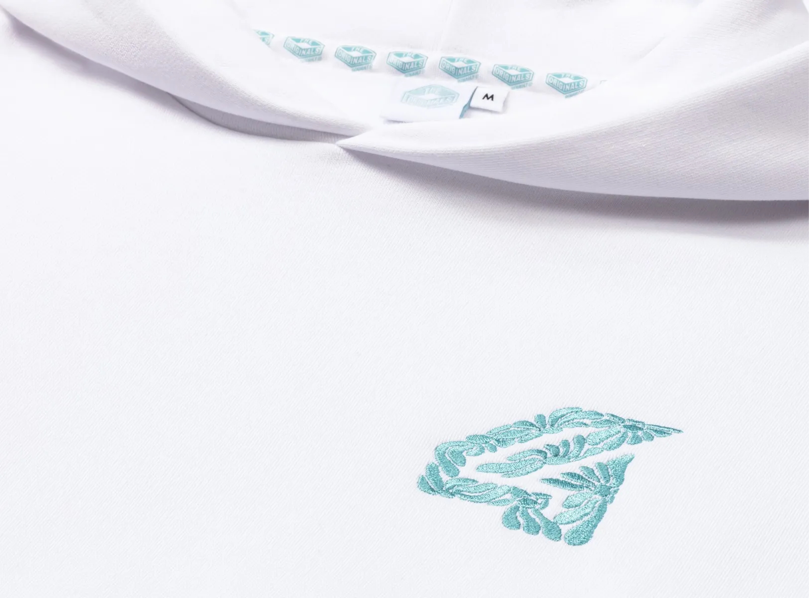 [R4] 플라워 파워 롱후드 (화이트)