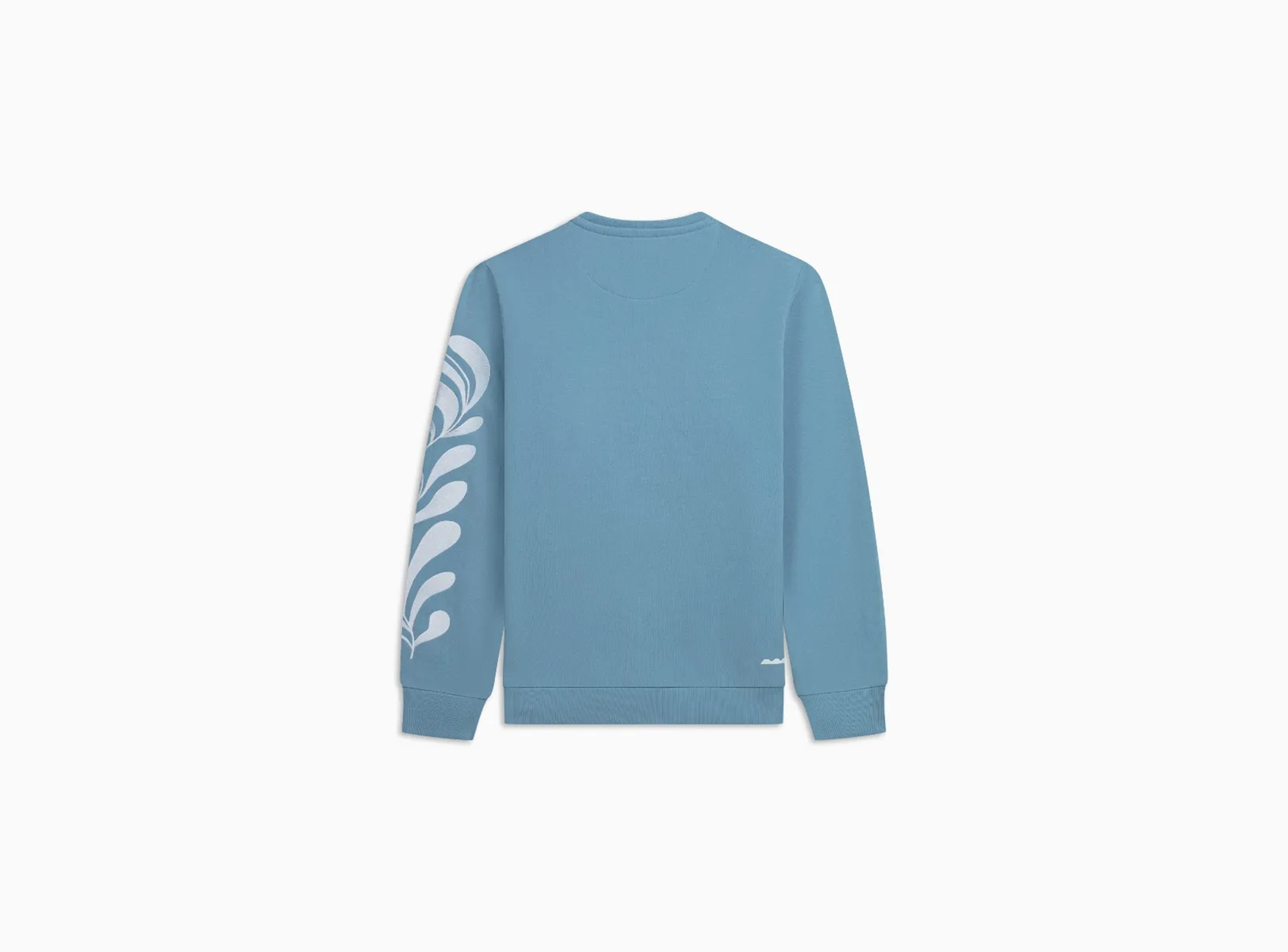 [R4] 플라워 파워 스웨트 셔츠 (블루)