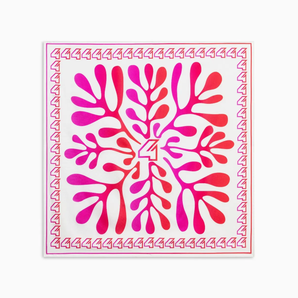 [R4] 플라워 파워 실크 스카프