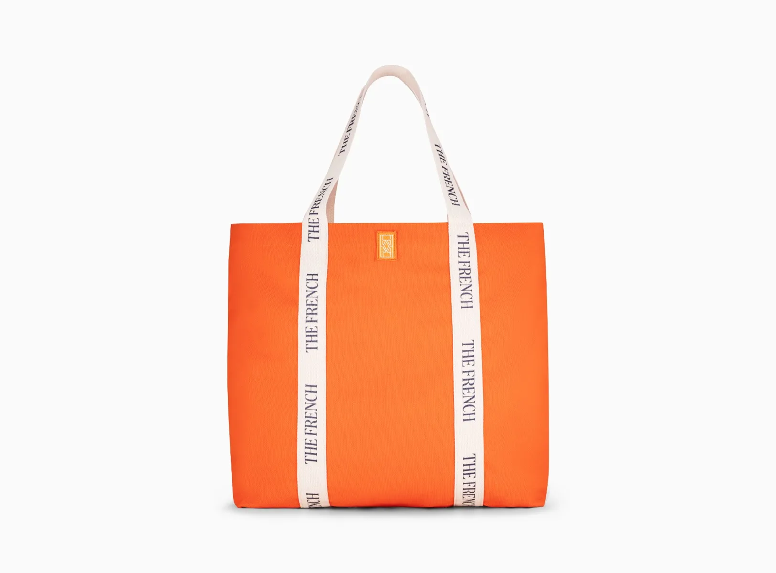 [RENAULT TENNIS] 2025 더 프렌치 코튼 캔버스 토트백 오렌지